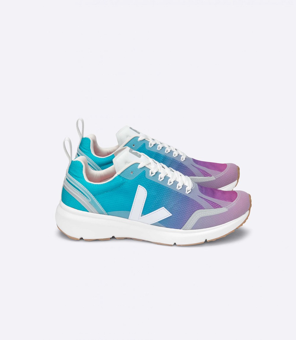 Veja Sneakers Womens - Condor 2 Alveomesh - Blue/White - 5276TMJLO